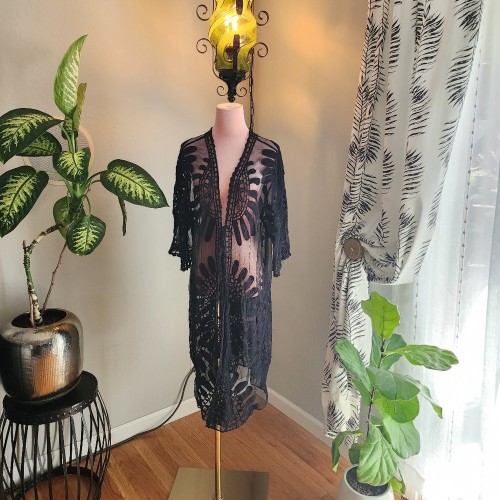 Black Lace Cover Up